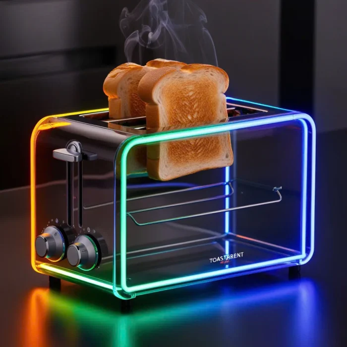 Neon Glass Toaster - Image 2