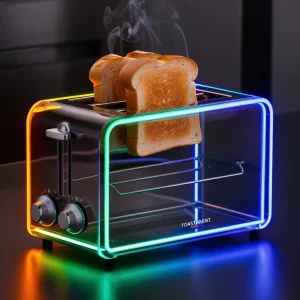 Neon Glass Toaster