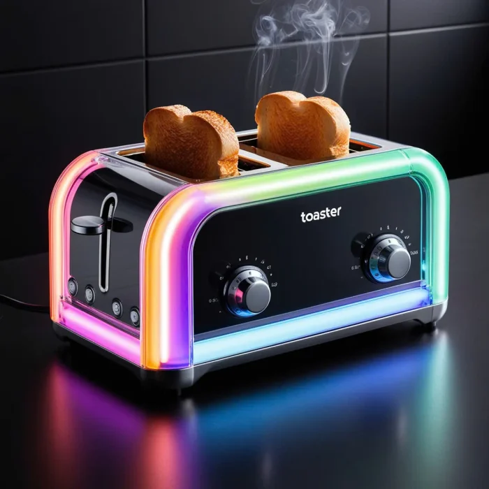 Neon Glass Toaster - Image 4