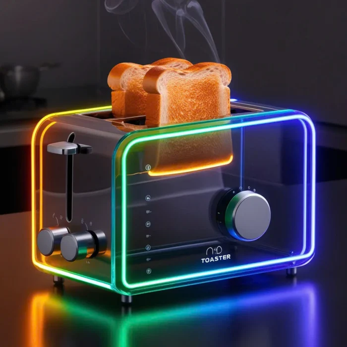 Neon Glass Toaster - Image 7