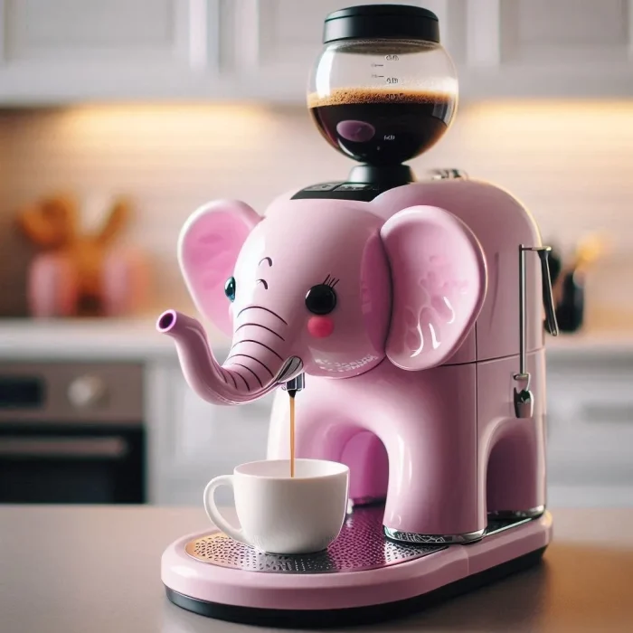 Elephant Coffee Maker - Image 3