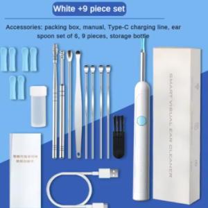 Wireless Visual Silicone Ear Spoon Endoscope Earpick Camera Otoscope Safe Ear Cleaner for Kids & Adults