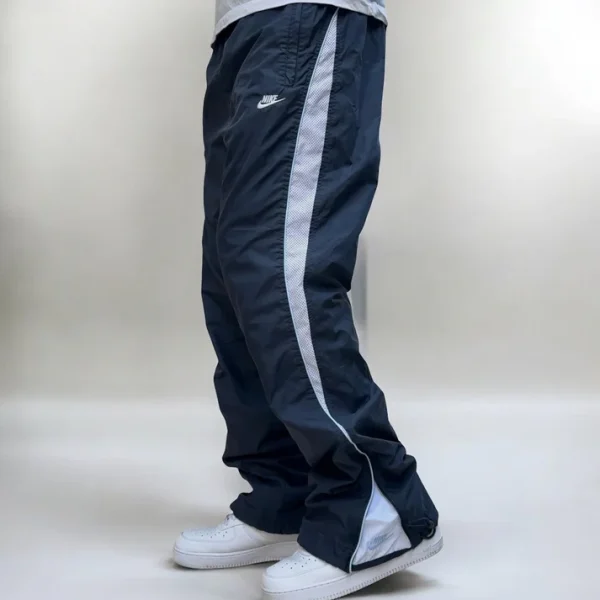 SUPER RARE 2000s Nike Trackpants Navy - (L)