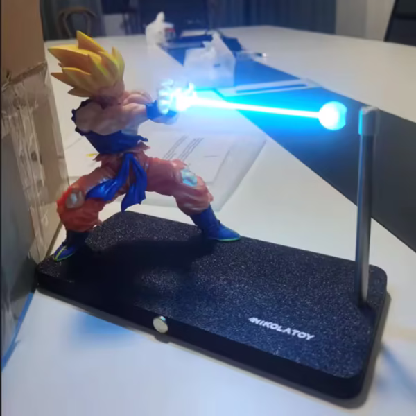 Dragon Ball Son Goku Night Light Kakarotto Son Goku Kamehameha Wave Magnetic Light Lamp Anime Peripheral Toys Gifts