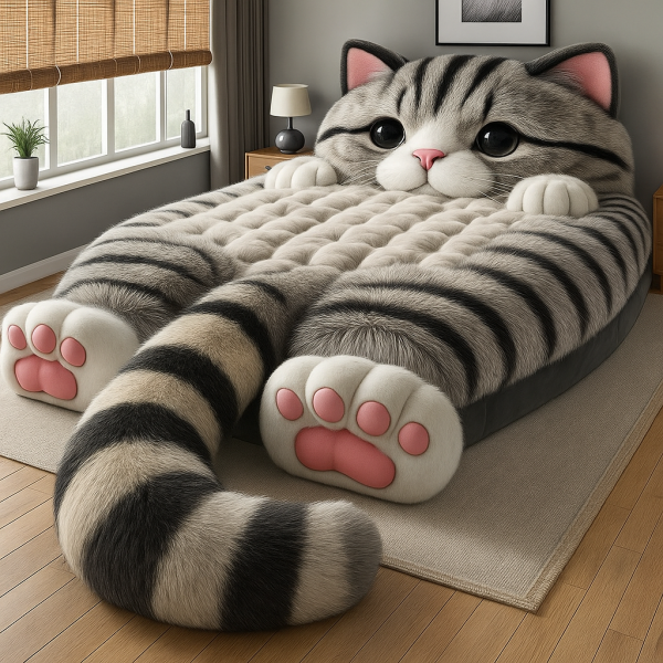 Cat Shaped Beds