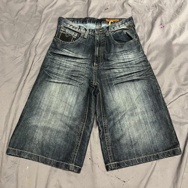 Women's Navy and Blue Shorts