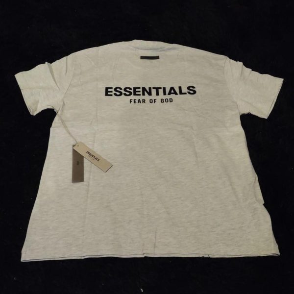 Fear of God Men's Black and Grey T-shirt