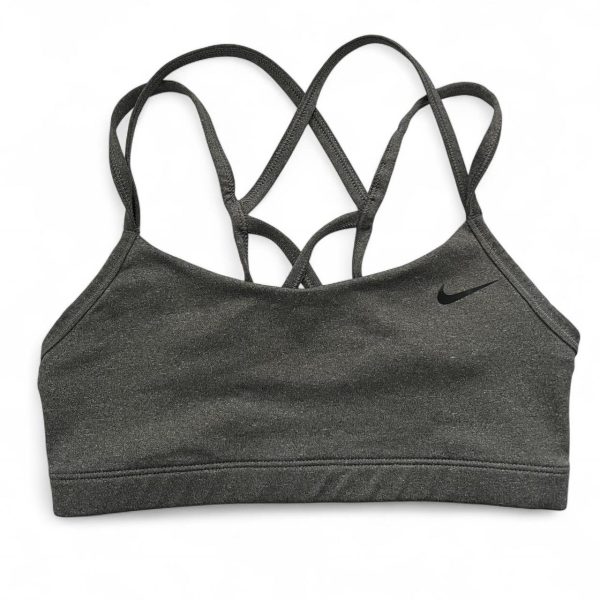 Nike Women's Grey and Green Bra