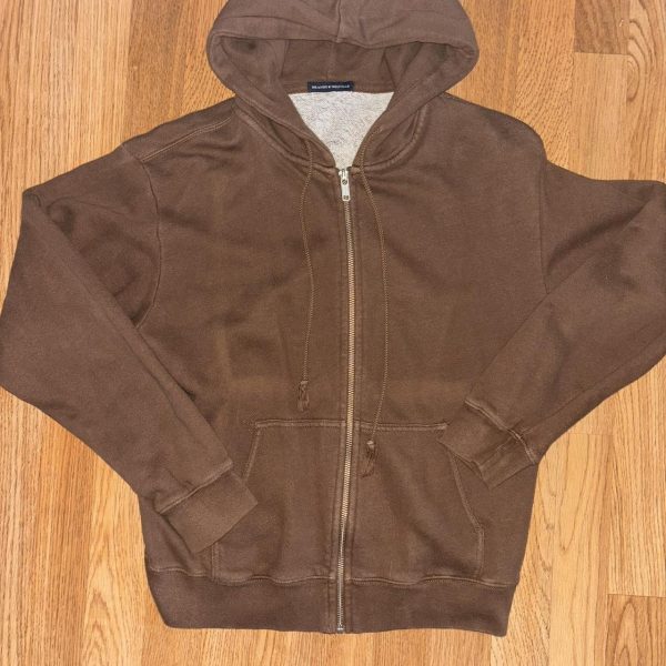 Brandy Melville Women's Brown Hoodie