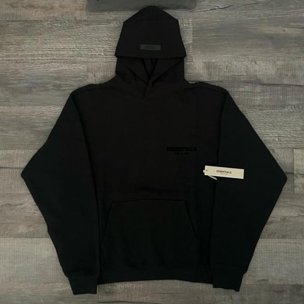 Essentials Men's Black Hoodie