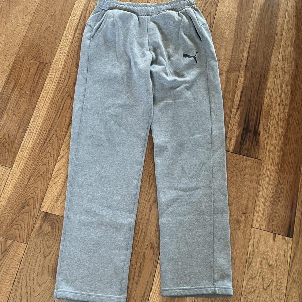 Puma Men's Grey Joggers-tracksuits