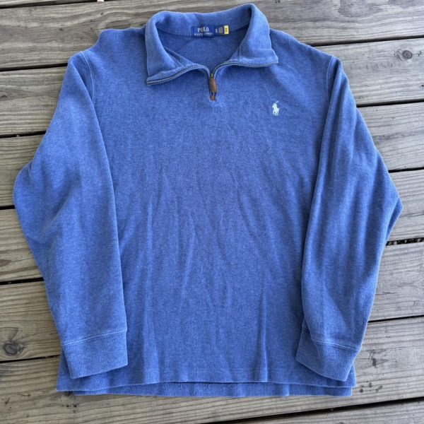 Polo Ralph Lauren Men's Blue and Navy Sweatshirt