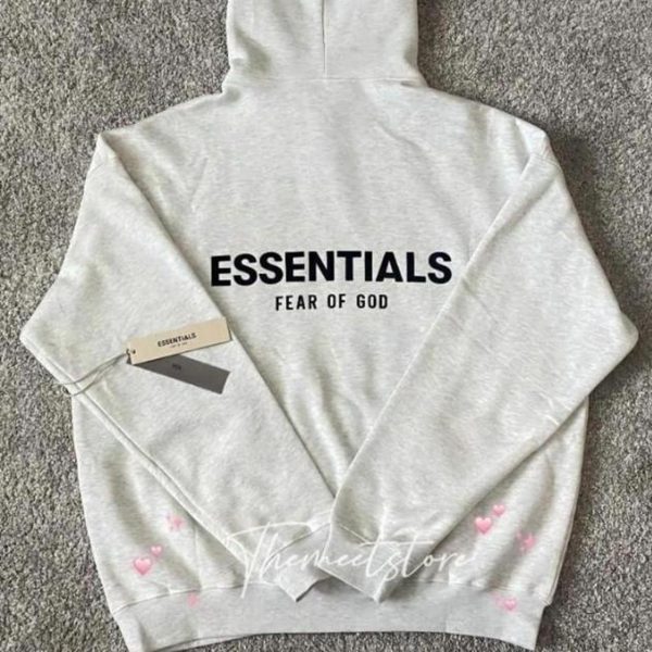 Essentials Men's Grey Hoodie