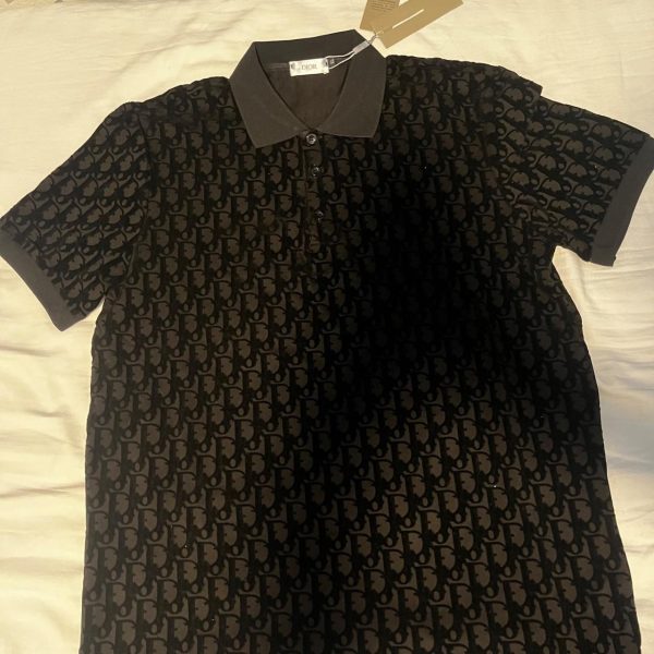 Christian Dior Men's Black Polo-shirts