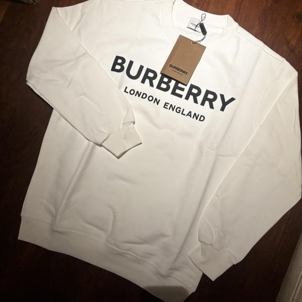 Burberry Men's White Sweatshirt