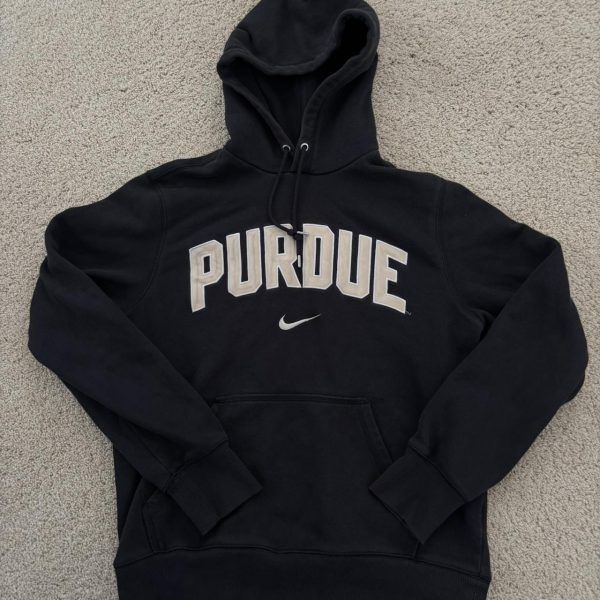 Nike Men's Black and Navy Hoodie