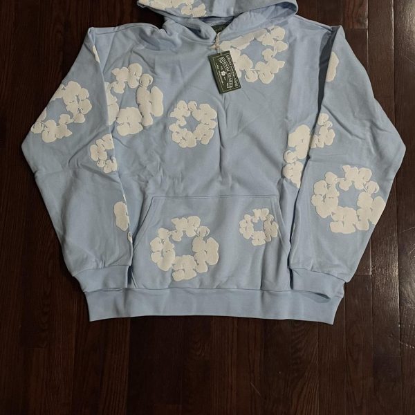 Denim Tears Men's Blue Hoodie