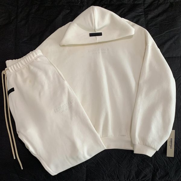 Essentials Men's White and Cream Top