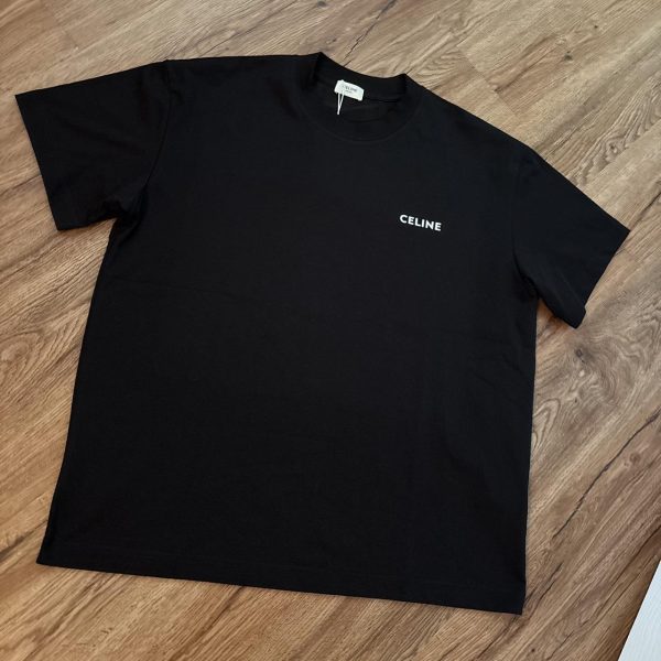 CELINE Women's Black T-shirt