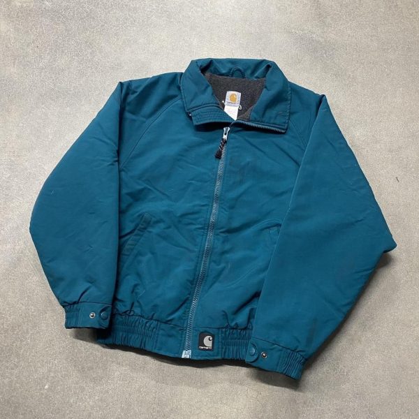 Carhartt Men's Green and Blue Jacket