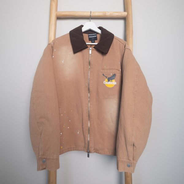Men's Brown and Tan Jacket