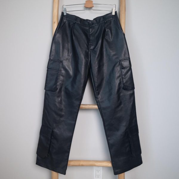 BoohooMAN Men's Black Trousers