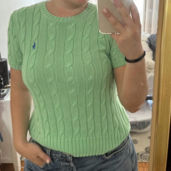 Ralph Lauren Women's Green Jumper