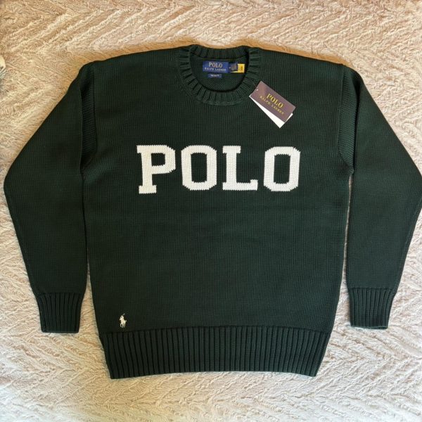 Polo Ralph Lauren Men's Green Jumper