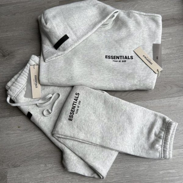 Fear of God Men's Grey Hoodie