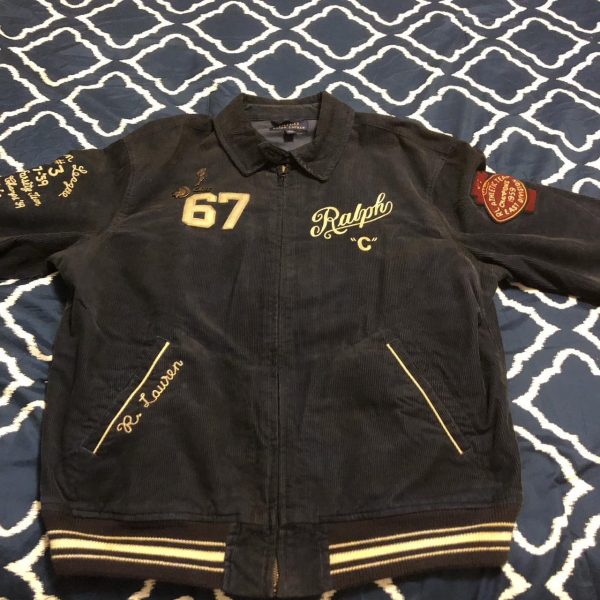 Polo Ralph Lauren Men's Navy and Black Jacket