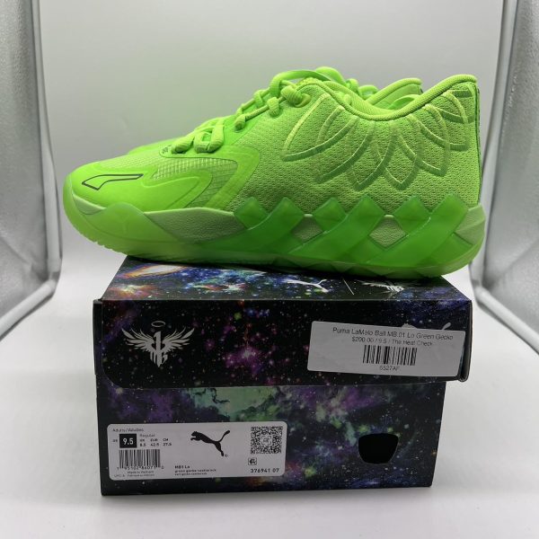 Puma Men's Green and Yellow Trainers