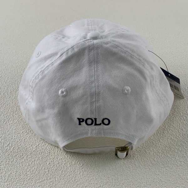 Polo Ralph Lauren Men's White and Grey Hat