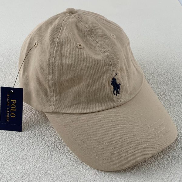 Polo Ralph Lauren Men's Tan and Cream Hat