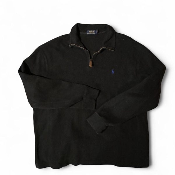 Polo Ralph Lauren Men's Black and Grey Sweatshirt