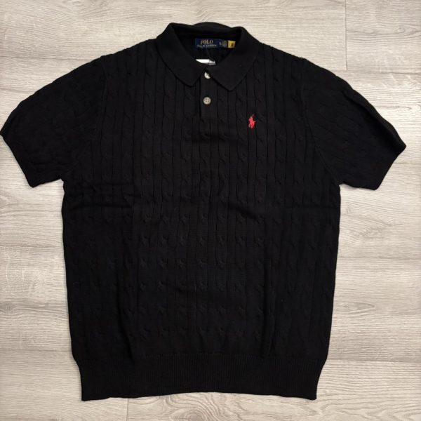 Polo Ralph Lauren Men's Black and Navy Polo-shirts