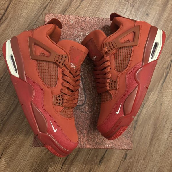 Jordan Men's Red and Orange Trainers