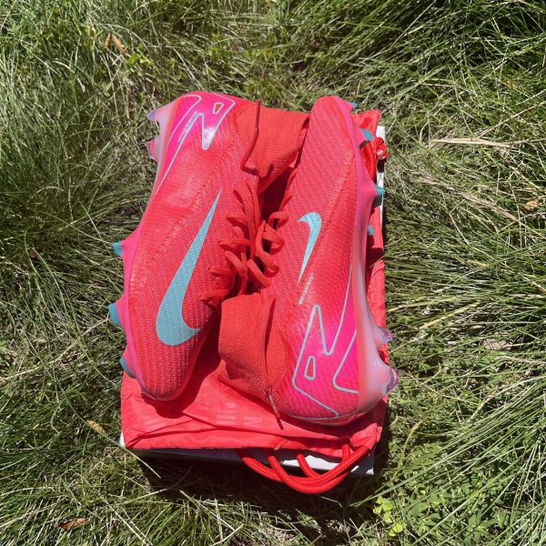 Nike Men's Red and Pink Trainers