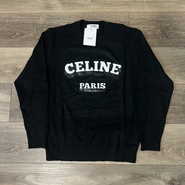 CELINE Men's Black Sweatshirt