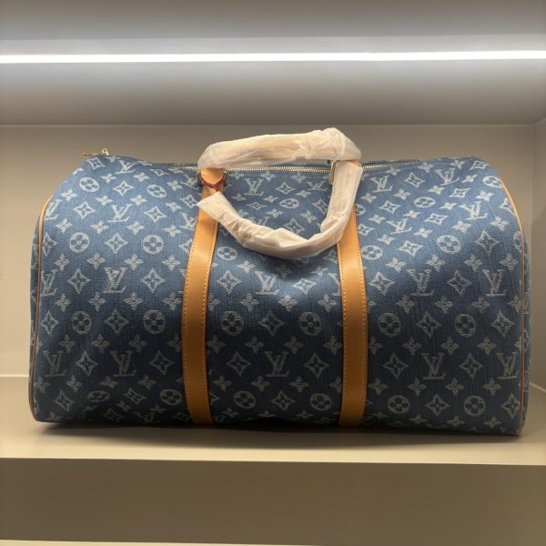 Louis Vuitton Duffel bag travel denim