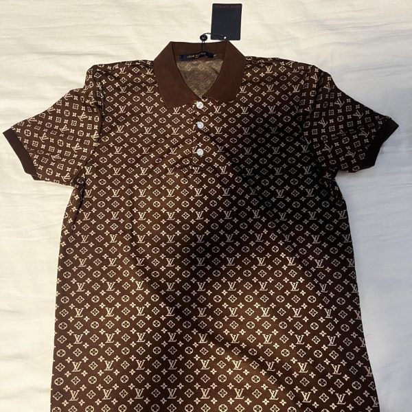 Louis Vuitton Men's Brown Polo-shirts