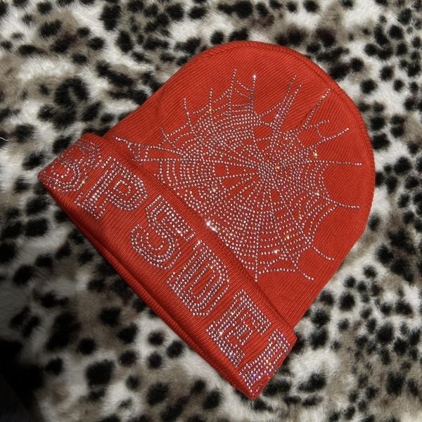 Spider Worldwide Men's Red and Orange Hat